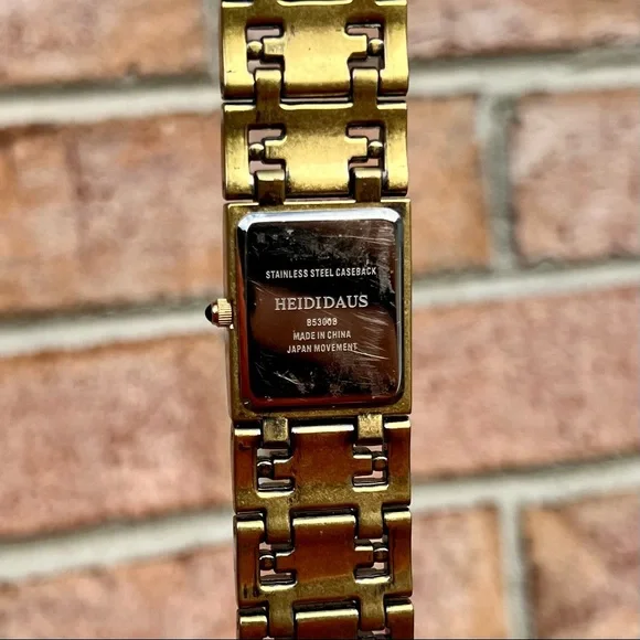 Heidi Daus Art Deco Swarovski Crystal Watch